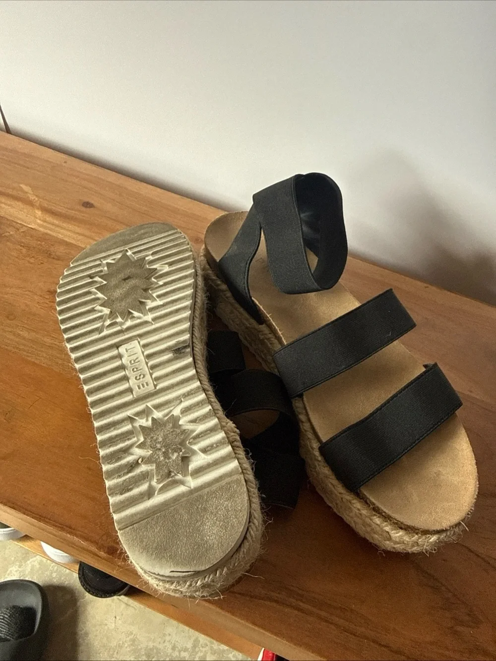 Esprit platform espadrille